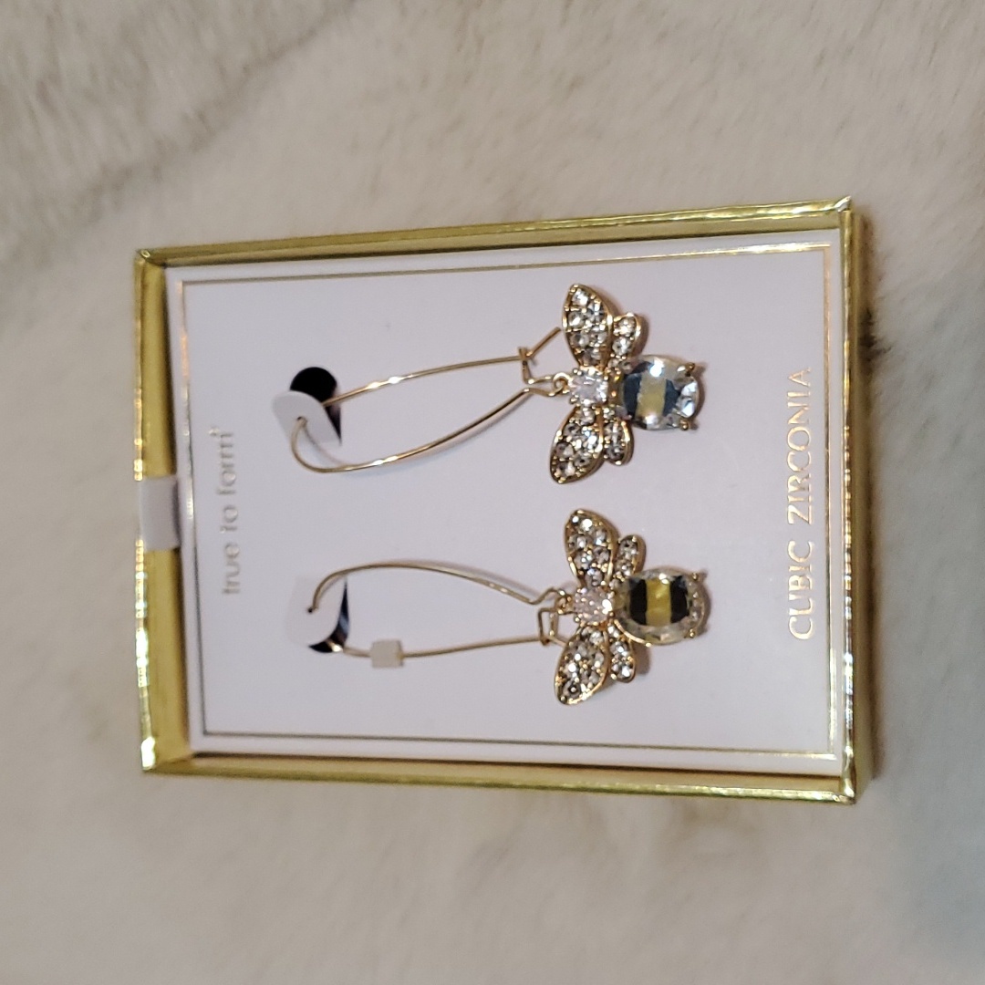 True To Form Bumblebee Bee Earrings
